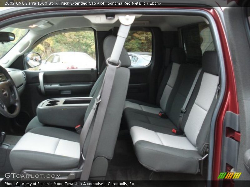 Sonoma Red Metallic / Ebony 2009 GMC Sierra 1500 Work Truck Extended Cab 4x4