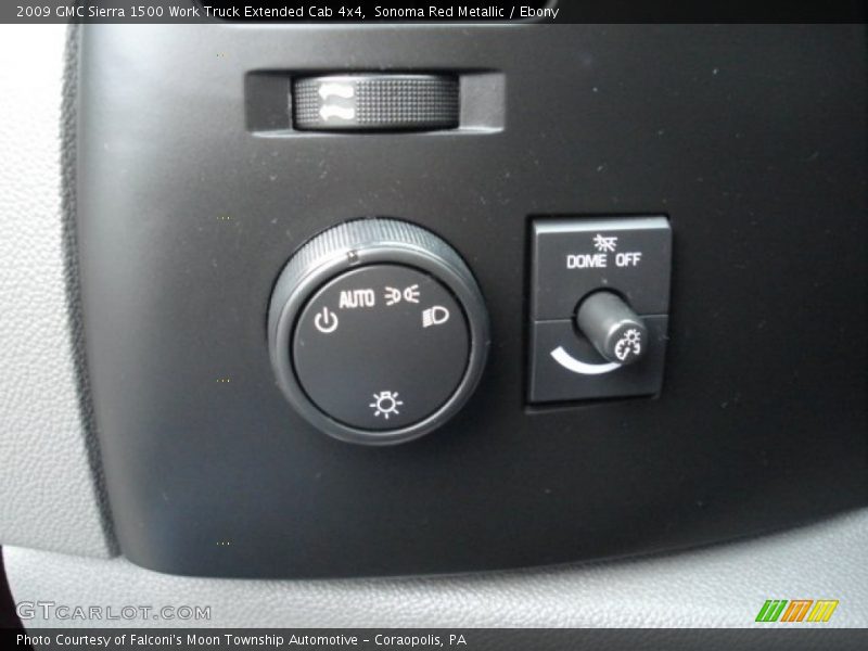 Sonoma Red Metallic / Ebony 2009 GMC Sierra 1500 Work Truck Extended Cab 4x4