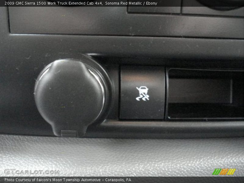 Sonoma Red Metallic / Ebony 2009 GMC Sierra 1500 Work Truck Extended Cab 4x4