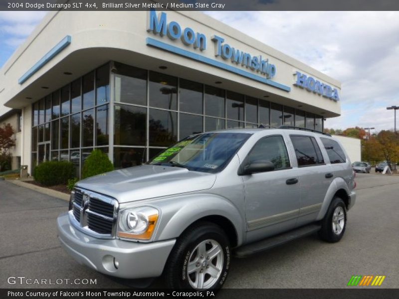Brilliant Silver Metallic / Medium Slate Gray 2004 Dodge Durango SLT 4x4