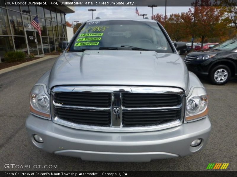 Brilliant Silver Metallic / Medium Slate Gray 2004 Dodge Durango SLT 4x4