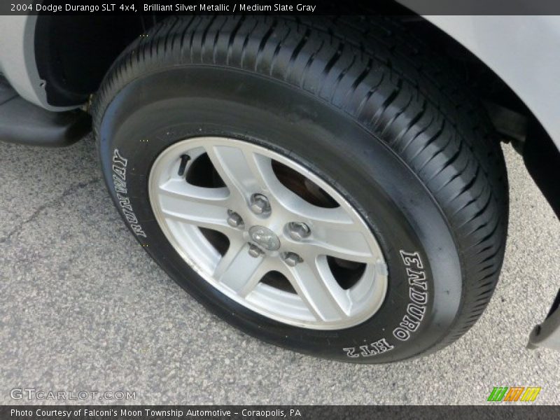Brilliant Silver Metallic / Medium Slate Gray 2004 Dodge Durango SLT 4x4