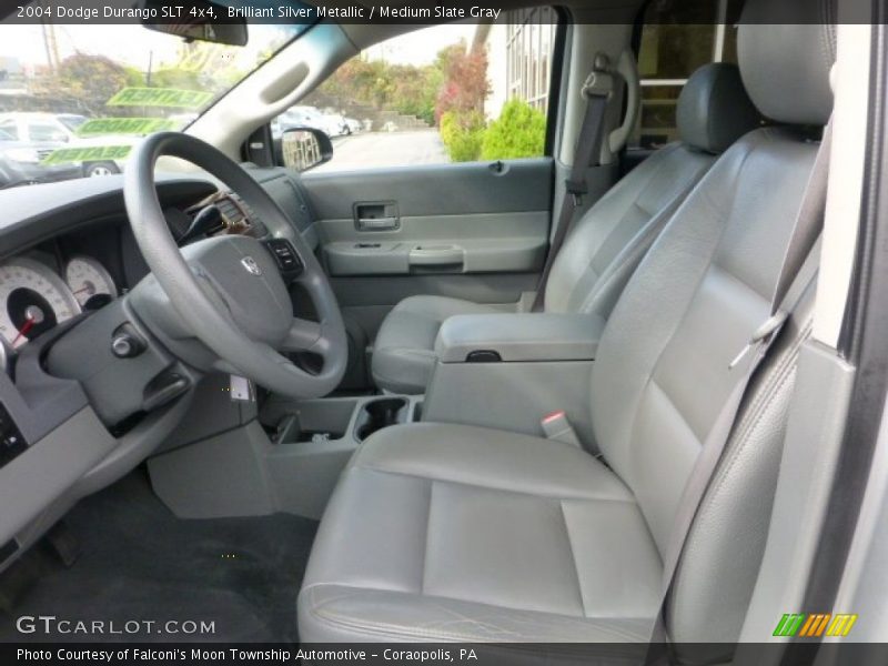 Brilliant Silver Metallic / Medium Slate Gray 2004 Dodge Durango SLT 4x4