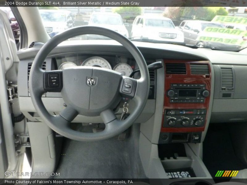 Brilliant Silver Metallic / Medium Slate Gray 2004 Dodge Durango SLT 4x4