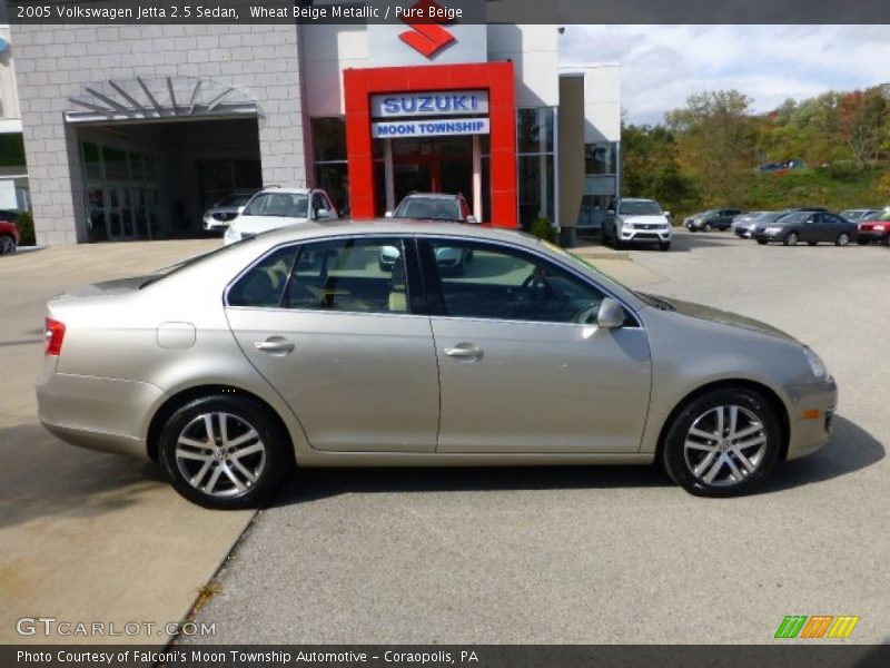 Wheat Beige Metallic / Pure Beige 2005 Volkswagen Jetta 2.5 Sedan