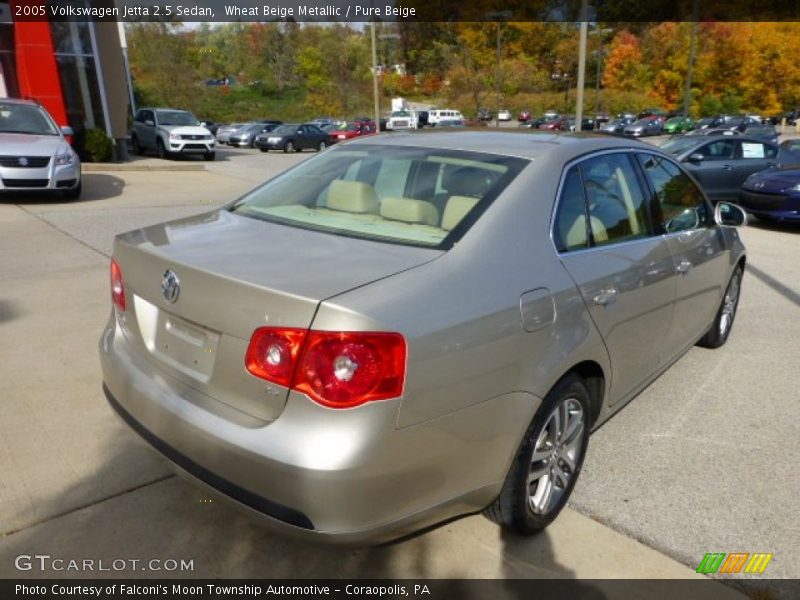 Wheat Beige Metallic / Pure Beige 2005 Volkswagen Jetta 2.5 Sedan