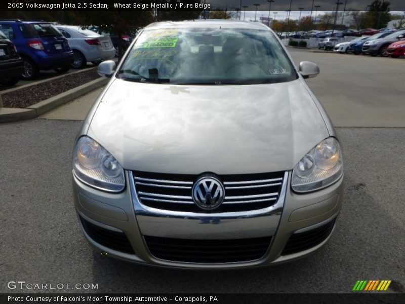 Wheat Beige Metallic / Pure Beige 2005 Volkswagen Jetta 2.5 Sedan