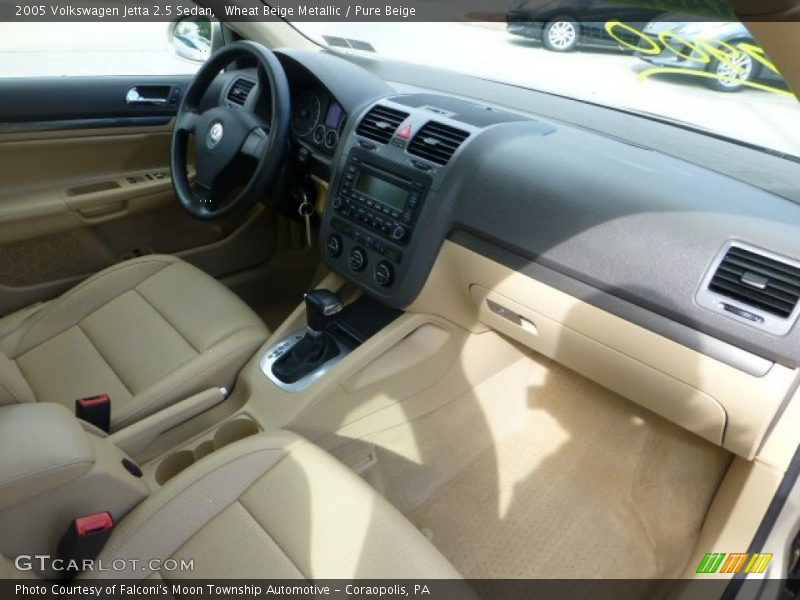 Wheat Beige Metallic / Pure Beige 2005 Volkswagen Jetta 2.5 Sedan