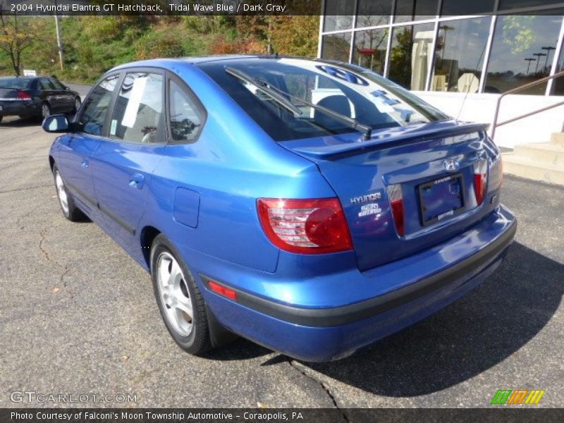 Tidal Wave Blue / Dark Gray 2004 Hyundai Elantra GT Hatchback