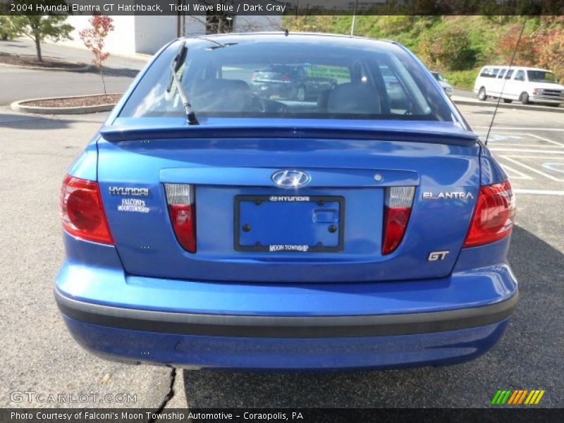 Tidal Wave Blue / Dark Gray 2004 Hyundai Elantra GT Hatchback
