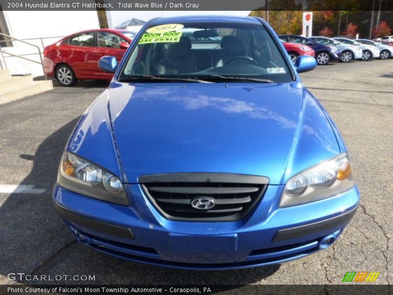 Tidal Wave Blue / Dark Gray 2004 Hyundai Elantra GT Hatchback