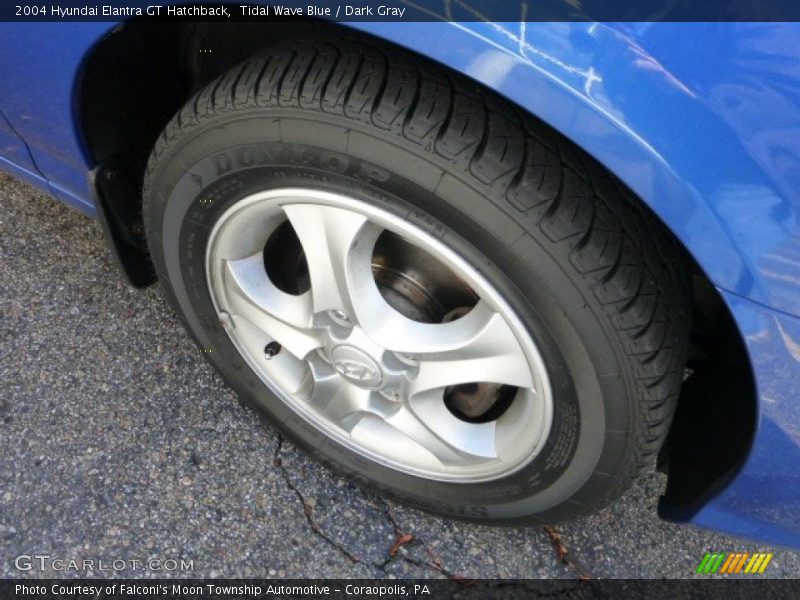 Tidal Wave Blue / Dark Gray 2004 Hyundai Elantra GT Hatchback
