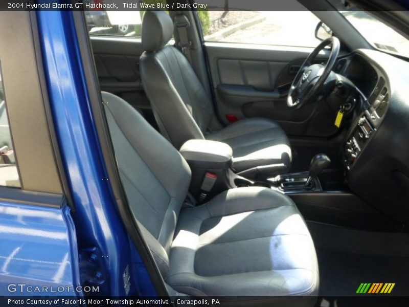 Tidal Wave Blue / Dark Gray 2004 Hyundai Elantra GT Hatchback