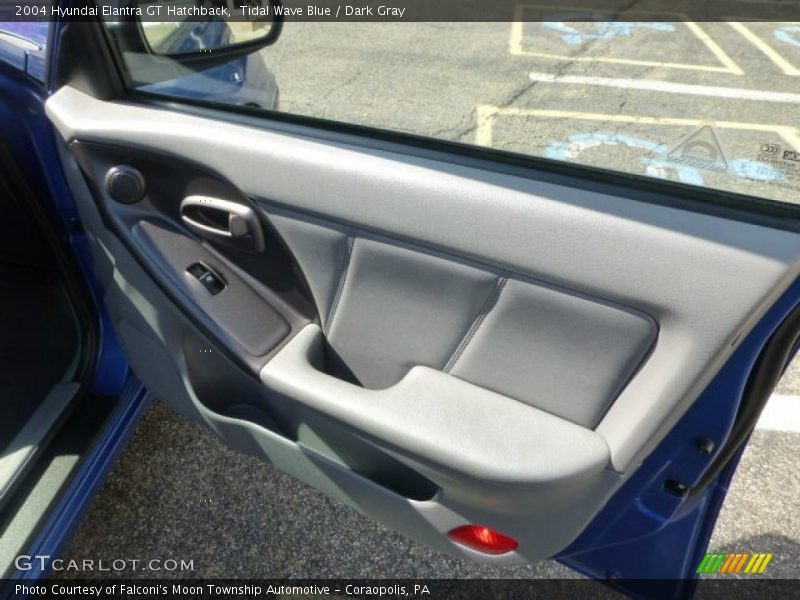 Tidal Wave Blue / Dark Gray 2004 Hyundai Elantra GT Hatchback