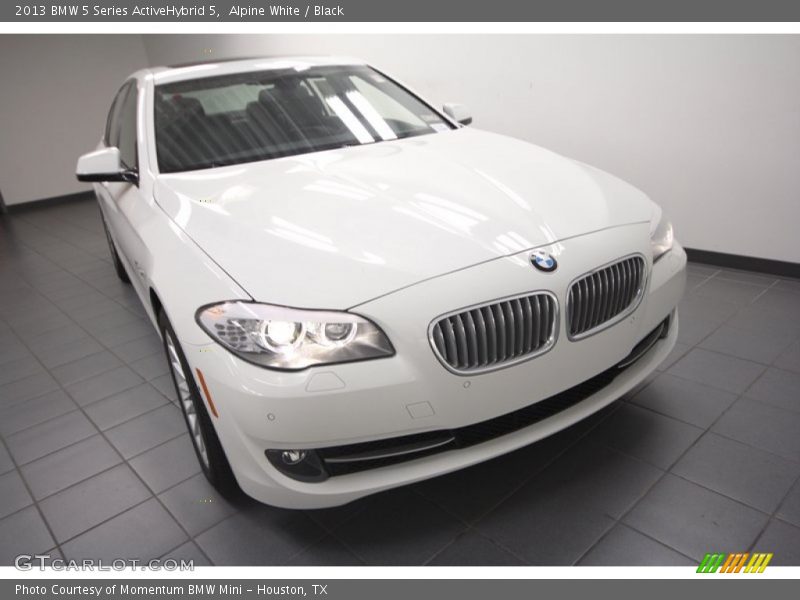 Alpine White / Black 2013 BMW 5 Series ActiveHybrid 5