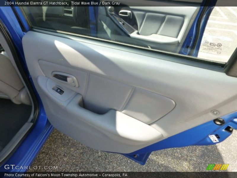 Tidal Wave Blue / Dark Gray 2004 Hyundai Elantra GT Hatchback