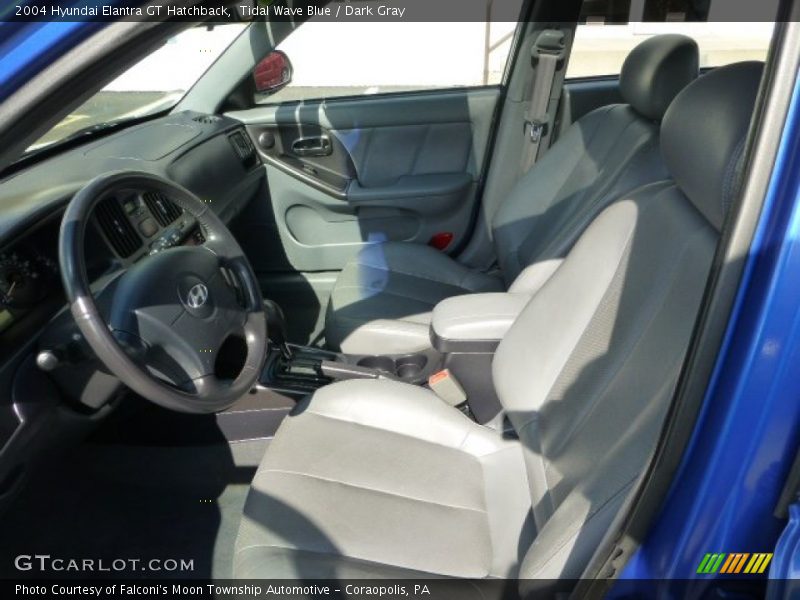Tidal Wave Blue / Dark Gray 2004 Hyundai Elantra GT Hatchback