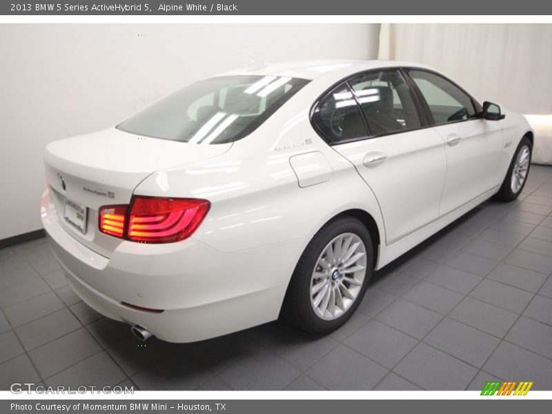 Alpine White / Black 2013 BMW 5 Series ActiveHybrid 5