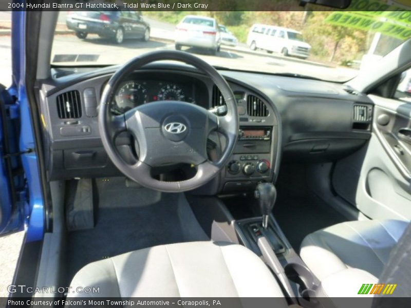 Tidal Wave Blue / Dark Gray 2004 Hyundai Elantra GT Hatchback