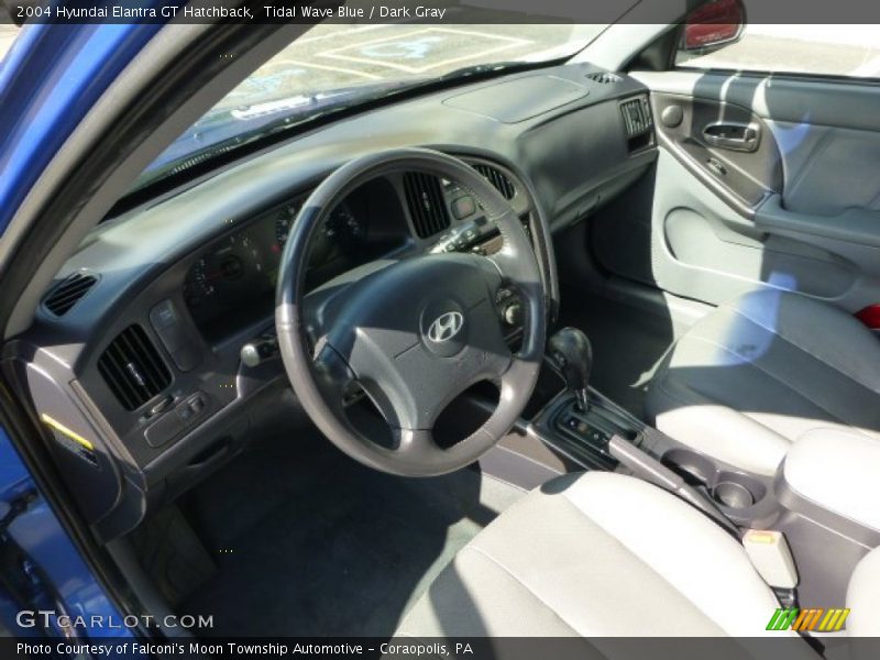 Tidal Wave Blue / Dark Gray 2004 Hyundai Elantra GT Hatchback