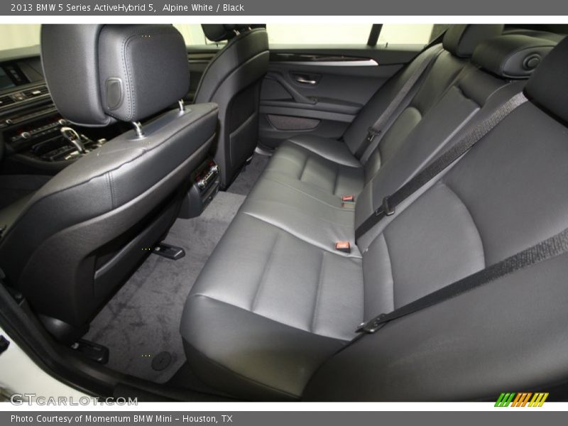 Rear Seat of 2013 5 Series ActiveHybrid 5