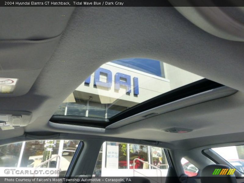 Tidal Wave Blue / Dark Gray 2004 Hyundai Elantra GT Hatchback