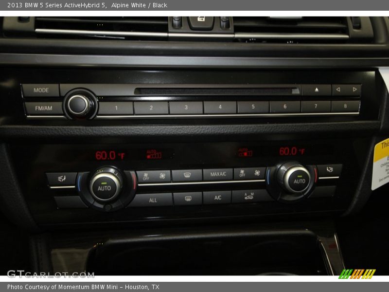 Controls of 2013 5 Series ActiveHybrid 5