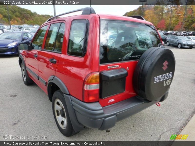 Racy Red / Gray 2004 Suzuki Grand Vitara LX 4WD