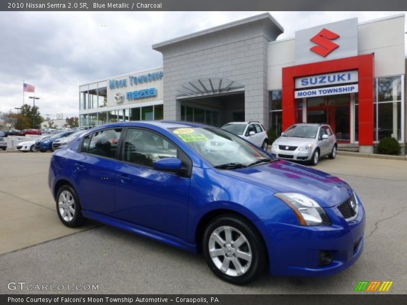 Blue Metallic / Charcoal 2010 Nissan Sentra 2.0 SR