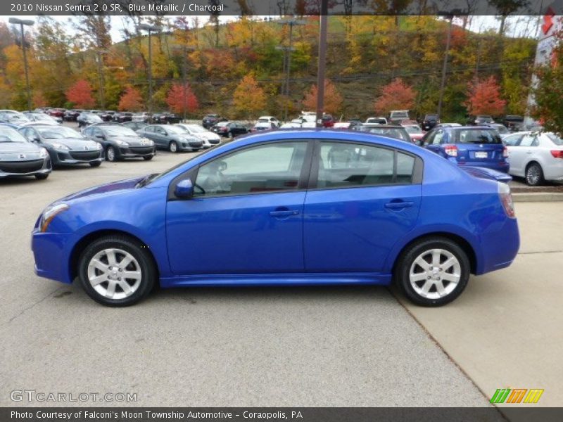 Blue Metallic / Charcoal 2010 Nissan Sentra 2.0 SR