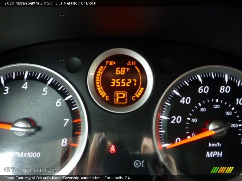 Blue Metallic / Charcoal 2010 Nissan Sentra 2.0 SR