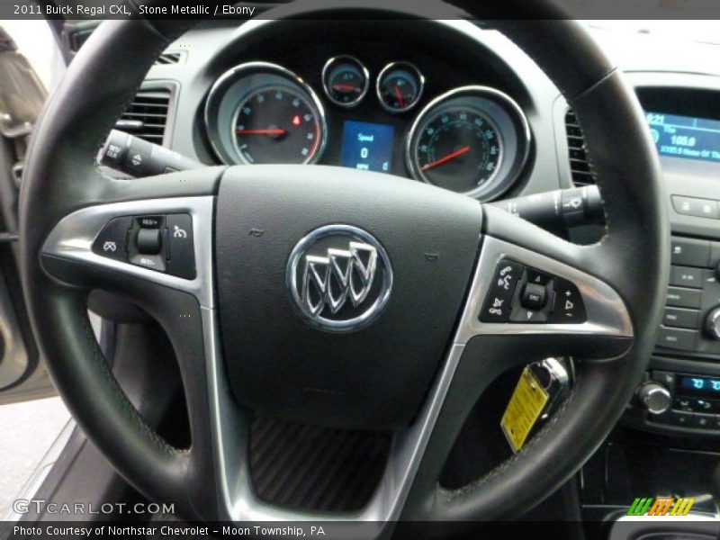 Stone Metallic / Ebony 2011 Buick Regal CXL