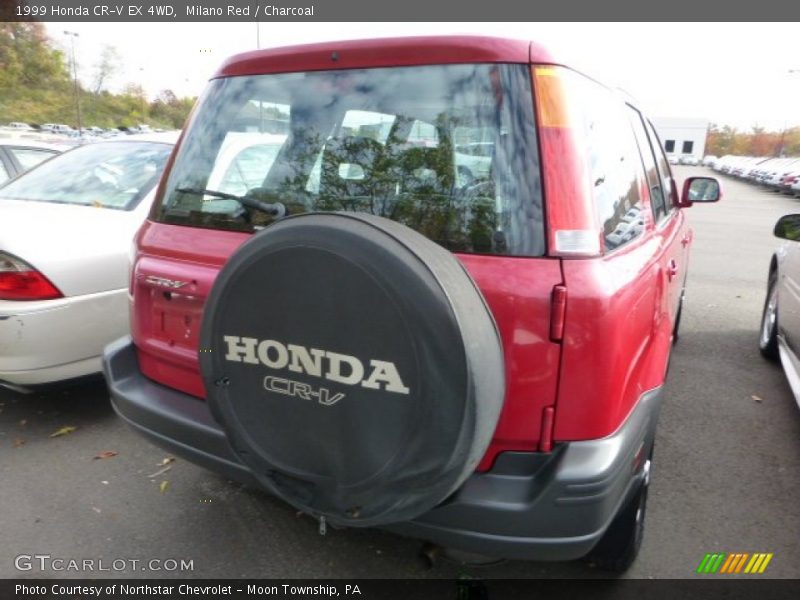 Milano Red / Charcoal 1999 Honda CR-V EX 4WD