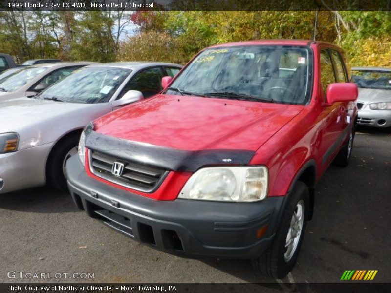 Milano Red / Charcoal 1999 Honda CR-V EX 4WD