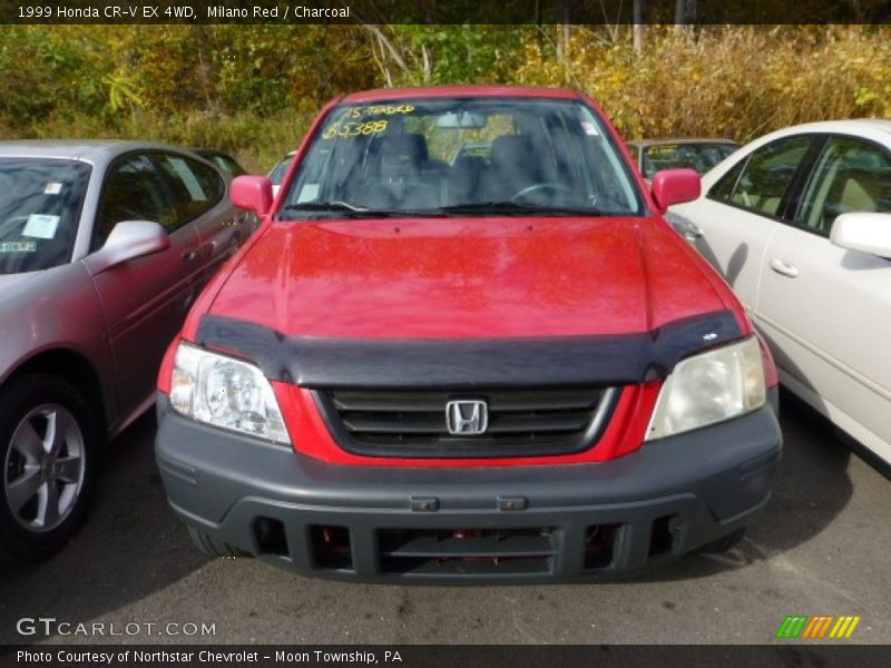 Milano Red / Charcoal 1999 Honda CR-V EX 4WD