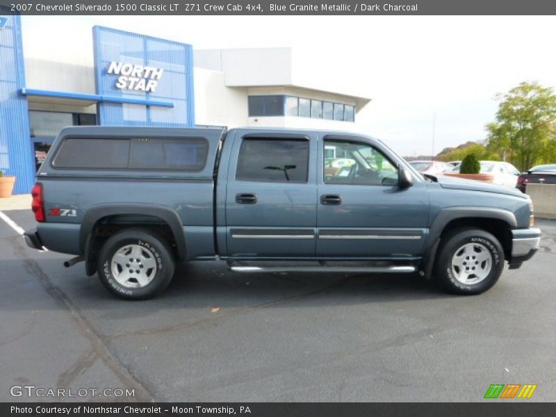 Blue Granite Metallic / Dark Charcoal 2007 Chevrolet Silverado 1500 Classic LT  Z71 Crew Cab 4x4