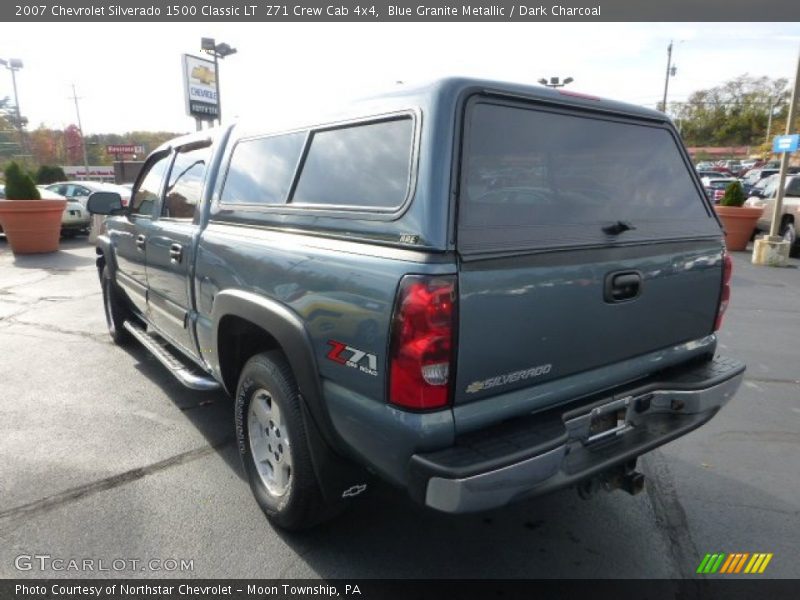 Blue Granite Metallic / Dark Charcoal 2007 Chevrolet Silverado 1500 Classic LT  Z71 Crew Cab 4x4