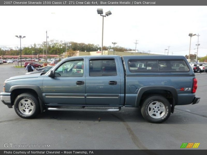 Blue Granite Metallic / Dark Charcoal 2007 Chevrolet Silverado 1500 Classic LT  Z71 Crew Cab 4x4