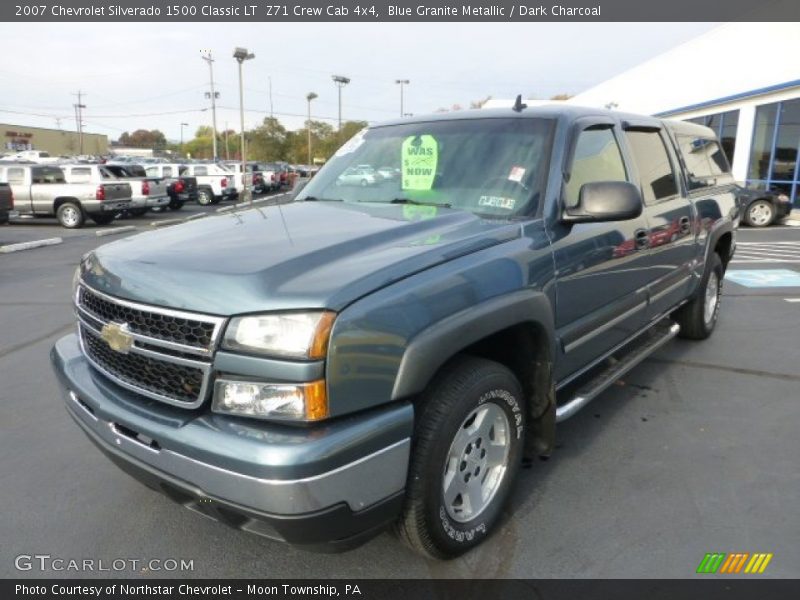 Blue Granite Metallic / Dark Charcoal 2007 Chevrolet Silverado 1500 Classic LT  Z71 Crew Cab 4x4
