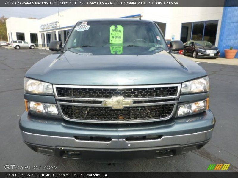 Blue Granite Metallic / Dark Charcoal 2007 Chevrolet Silverado 1500 Classic LT  Z71 Crew Cab 4x4