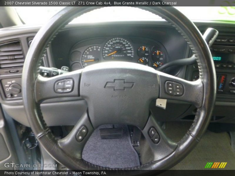 Blue Granite Metallic / Dark Charcoal 2007 Chevrolet Silverado 1500 Classic LT  Z71 Crew Cab 4x4