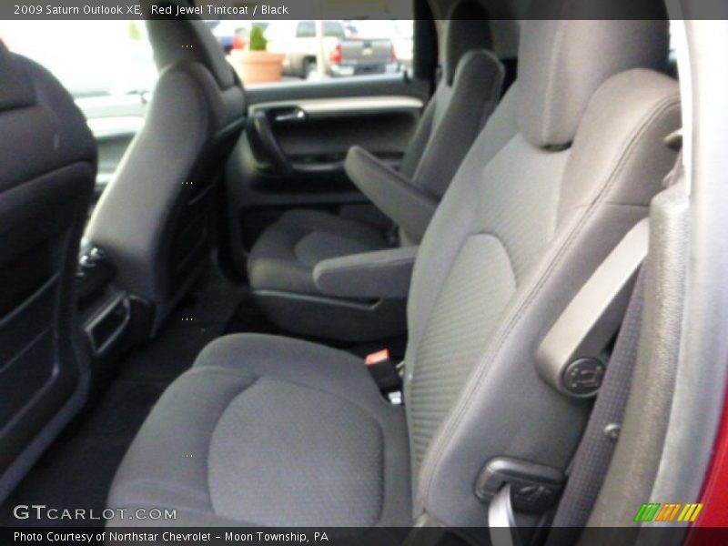 Red Jewel Tintcoat / Black 2009 Saturn Outlook XE