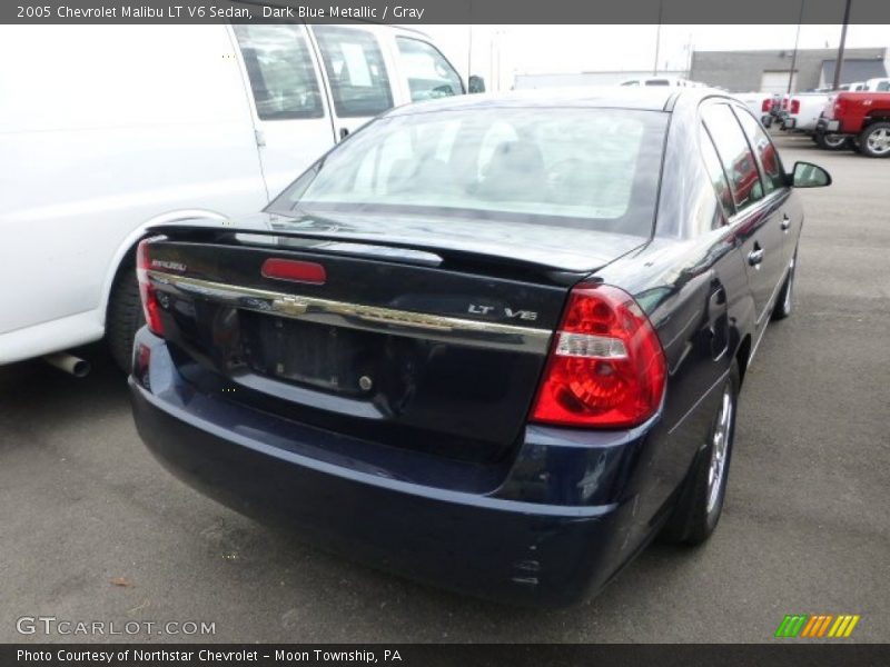 Dark Blue Metallic / Gray 2005 Chevrolet Malibu LT V6 Sedan