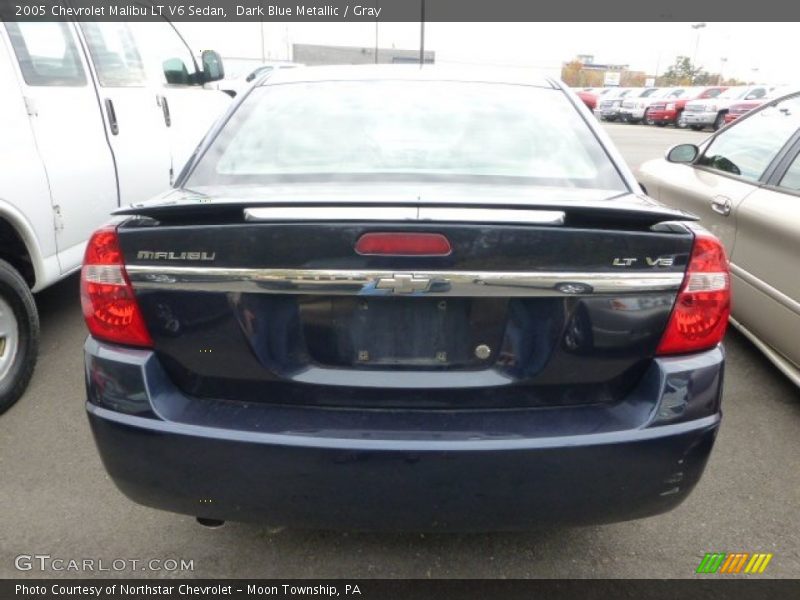 Dark Blue Metallic / Gray 2005 Chevrolet Malibu LT V6 Sedan