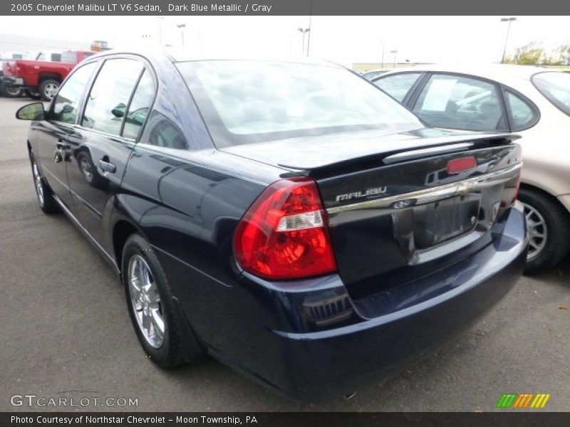 Dark Blue Metallic / Gray 2005 Chevrolet Malibu LT V6 Sedan