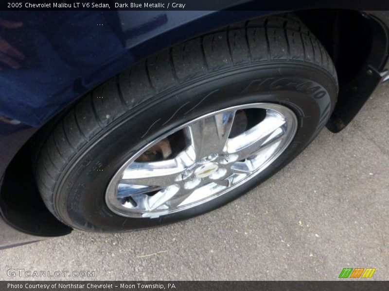 Dark Blue Metallic / Gray 2005 Chevrolet Malibu LT V6 Sedan
