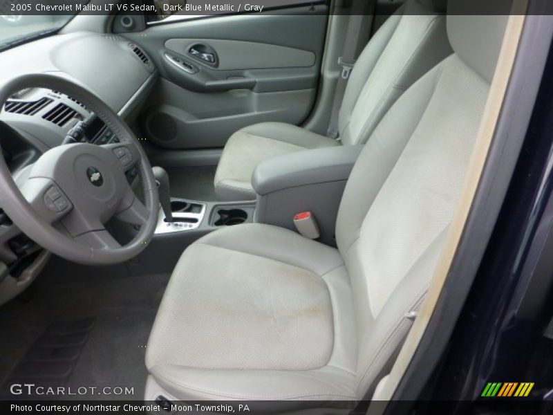 Dark Blue Metallic / Gray 2005 Chevrolet Malibu LT V6 Sedan