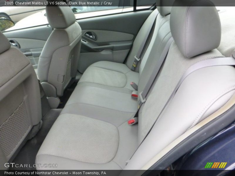 Dark Blue Metallic / Gray 2005 Chevrolet Malibu LT V6 Sedan