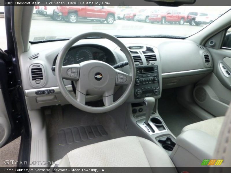 Dark Blue Metallic / Gray 2005 Chevrolet Malibu LT V6 Sedan