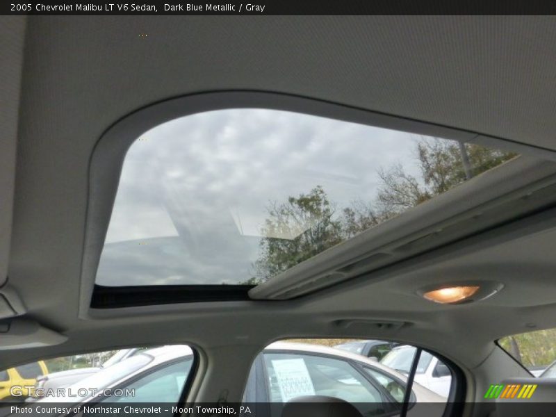 Dark Blue Metallic / Gray 2005 Chevrolet Malibu LT V6 Sedan